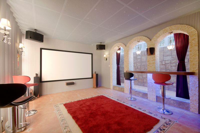 Media Room Carpet Setup